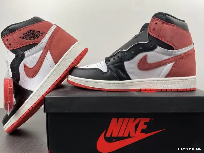 Bmlin 'Track Red' Jordan Retro Air 555088-112 1 OG High 0528